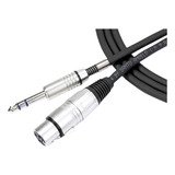 Cabo P10 Stereo Para Xlr Femea 5m Ac11 Santo Angelo