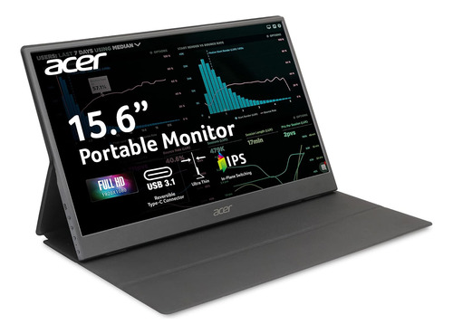 Monitor Portatil Acer, Um.zp1aa.a01 Negro 1920 X 1080, 16:9