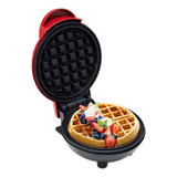 Waflera Eléctrica Yuelaifu 1 Electric Mini Waffle Maker Color Rojo 110v