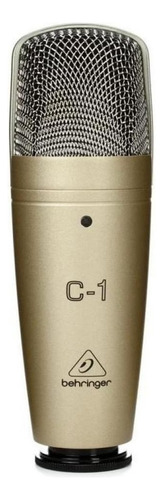 Micrófono Behringer C-1 Condensador Cardioide Color Dorado