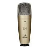 Microfone Behringer C-1 Condensador  Cardióide Dourado