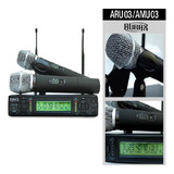 Micrófono In. Mano Uhf Aurax Aru03 Kit Case 2 Un.   Pb-b5e1