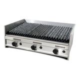 Parrilla A Gas Inoxidable Cook And Food  90 X 60 Cm.