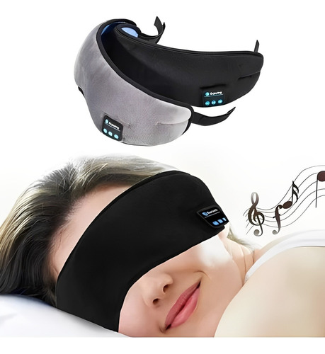 Antifaces Auriculares Dormir Bluetooth Música Micrófono