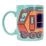 Taza Chido Kawaii Termica Geek Industry Edición Especial Color Naranja Metro Cdmx