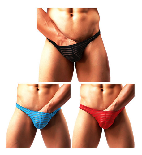 Trusas Tanga Deporte Suspensorios Hombre 3 Pzs Arjen Kroos®