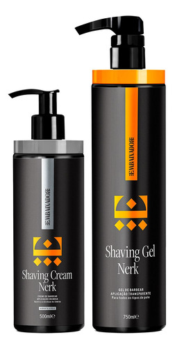 Shaving Gel Nerk + Shaving Cream Nerk Embaixador 750ml