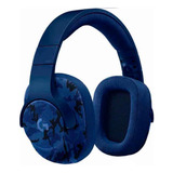 Auricular Logitech G433 7.1 Azul Camuflado Impecable Sin Mic