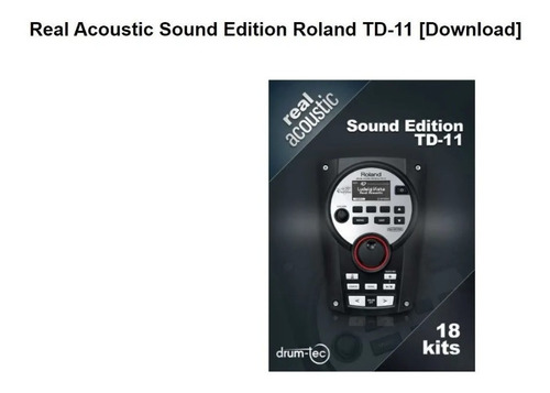 Roland Td11 - Drumtec - Real Acoustics