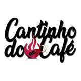 Escrita Cantinho Do Café Decoração Acrílico Aplique 40 Cm
