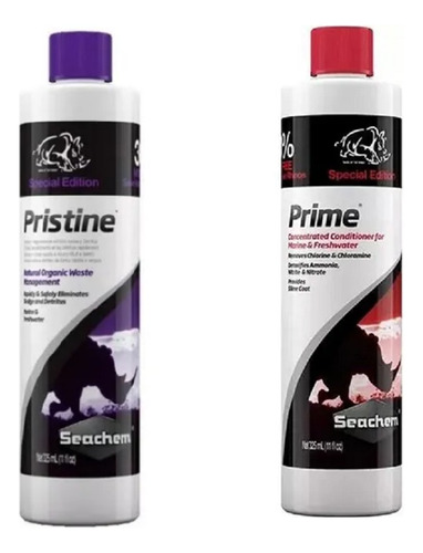 Seachem Prime 325ml + Pristine 325ml