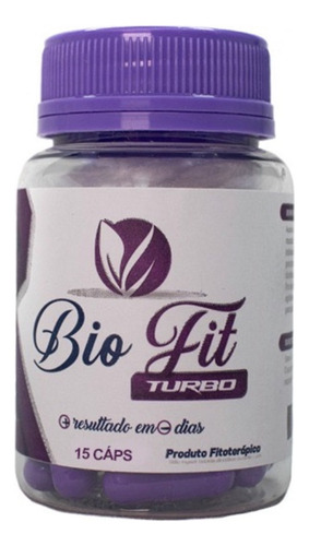 Bio Fit Turbo 15 Capsula + Chá, 100% Original!