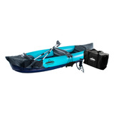 Kayak Inflable Gadnic 2 Personas 200kg Color Celeste