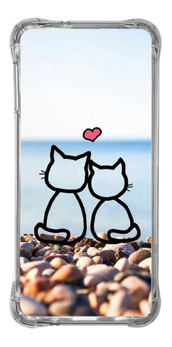 Capa Capinha Personalizada Celular Gato Gatinhos Love An04