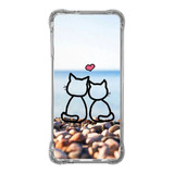 Capa Capinha Personalizada Celular Gato Gatinhos Love An04