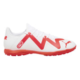 Botines Puma Future Play Tt Hombre Fútbol Blanco