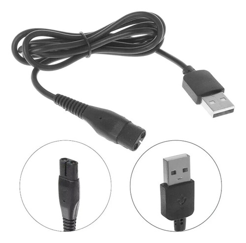 Cable De Carga Usb Máquina Afeitar Para Afeitadora Philips