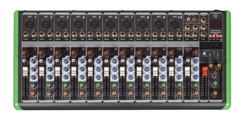 Mixer Consola Probass Pm1624bt Bt Mp3 Usb 16 Can Oferta!