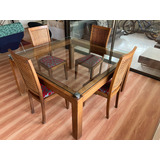 Juego Mesa Comedor Con 6 Sillas