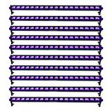 Barra Uv Led 18 Hyper Leds 5w Ultravioleta Luz Negra 10 Pz