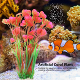 Adorno De Agua De Planta De Coral Artificial Vívido De Plást