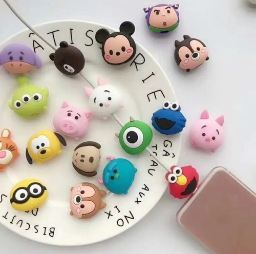 Protector Cable Bite Universal Animales iPhone Android