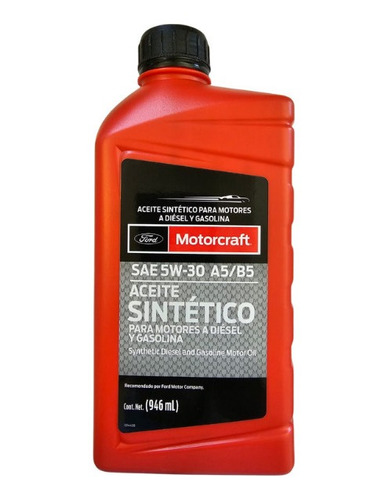 Aceite 100% Sintético 5w30 Motorcraft Diesel Gasolina 946 Ml