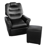 Combo Oferta Sillón Reclinable Incluye Banqueta Puff 