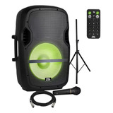 Parlante Pro Bass Elevate Lp Bluetooth Tripode Microfono