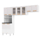 Cozinha Modulada 3 Peças 9 Portas Aço Diamante Telasul