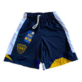 Short Boca Juniors Niño Futbol Licencia Oficial