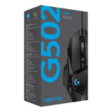 Mouse Gaming Con Cable Logitech G502 Hero - Negro