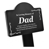 Placa Conmemorativa Para Papá, Marcador De Tumba Para Cement