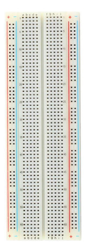 Protoboard Adhesiva Mb102 830 Puntos 16.5cm X 5.5cm