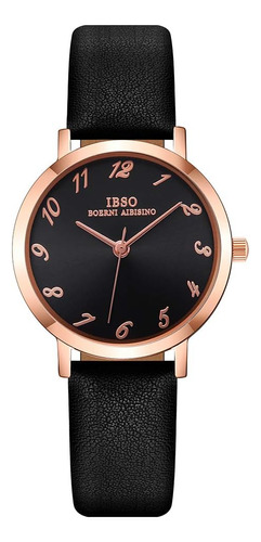 Ibso Relojes De Mujer Correa De Cuero Reloj De Pulsera Estuc