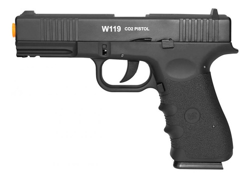 Pistola Airsoft Co2 Glock W119 Slide Metal Blowback 6.0 Ross