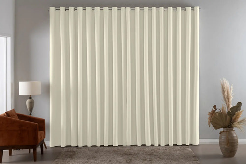 Cortina Blackout Corta 100% A Luz 3,00 X 2,50 M Varao Normal