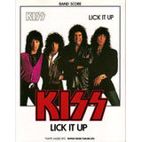 Kiss * Lick It Up /partitura Tablatura Guitarra Bajo Bateria