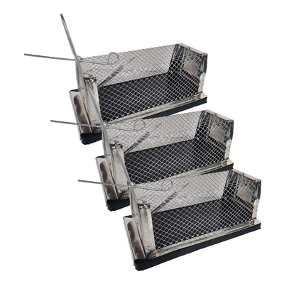 3 Ratoneras Tipo Jaula Trampa Raton Rata 27 Cm | MercadoLibre