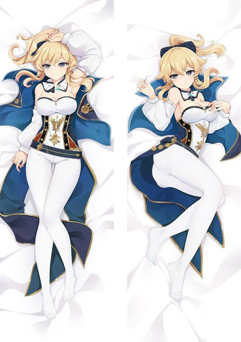 Dakimakura Genshin Impact 2 Lados + Relleno 50x150 Promo