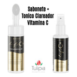 Kit Life C  Sabonete + Tonico Clareador Vitamina C -tulipia 