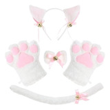 Lindo Gato Cosplay Gato Diadema, Guantes Pata Gato,loli 5pcs