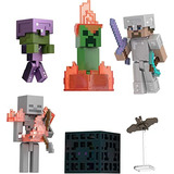 Mattel Minecraft Toys | Story Pack With 4 Action Figures And