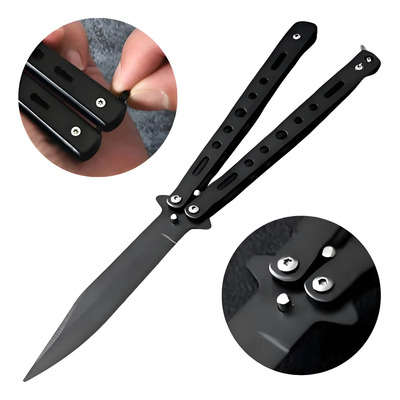 Cuchillo Táctico De Mariposa Para Entrenamiento De Aluminio | Meses sin interés