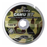 Línea De Monofilamento Ottoni Camu Xt, 0,35 Mm, 15,6 Kg, 100 M, Color Verde