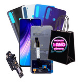 Tampa Fundo Para Xia0mi Note 8 M1908c3j + Conector + Frontal