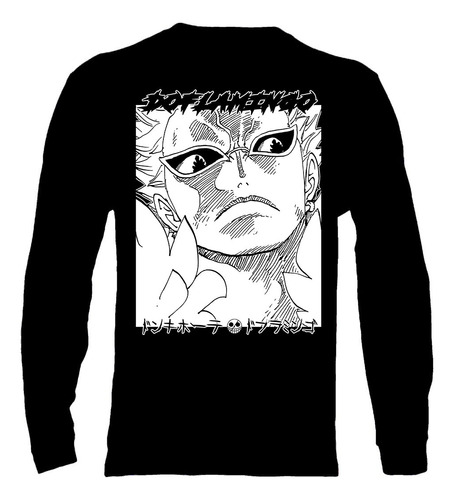 Polera Manga Larga One Piece - Donquixote Doflamingo