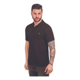 Playera Hombre Negro Tipo Polo 910-46