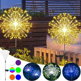 Luces Solares Fuegos Artificiales Lámpara Led Exterior Solar