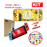 Kit Nintendo Switch  Case Protector + Mica + Mario 03